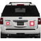 Atomic Orbit Personalized Square Car Magnets on Ford Explorer