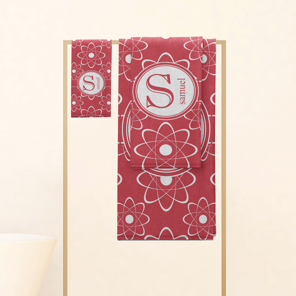 Atomic Orbit Personalized Towel Set