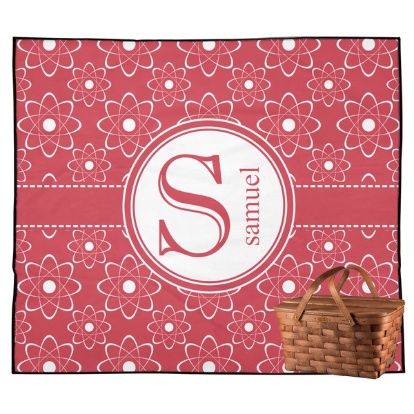 Custom Atomic Orbit Outdoor Picnic Blanket (Personalized)