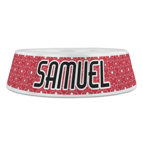 Atomic Orbit Plastic Pet Bowls - Large - FRONT