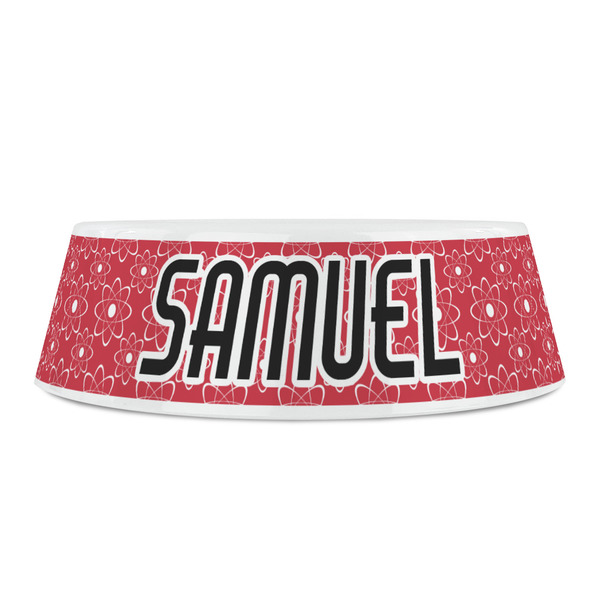 Atomic Orbit Plastic Pet Bowls - Small - FRONT