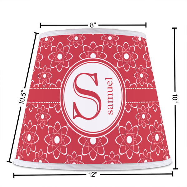 Atomic Orbit Poly Film Empire Lampshade - Dimensions