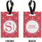 Atomic Orbit Rectangle Luggage Tag (Front + Back)