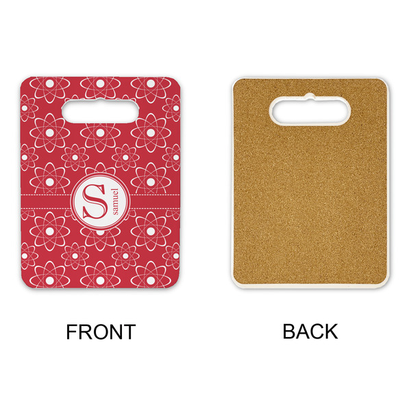 Atomic Orbit Rectangle Trivet with Handle - APPROVAL