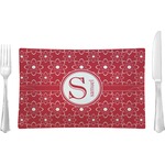 Atomic Orbit Glass Rectangular Lunch / Dinner Plate (Personalized)