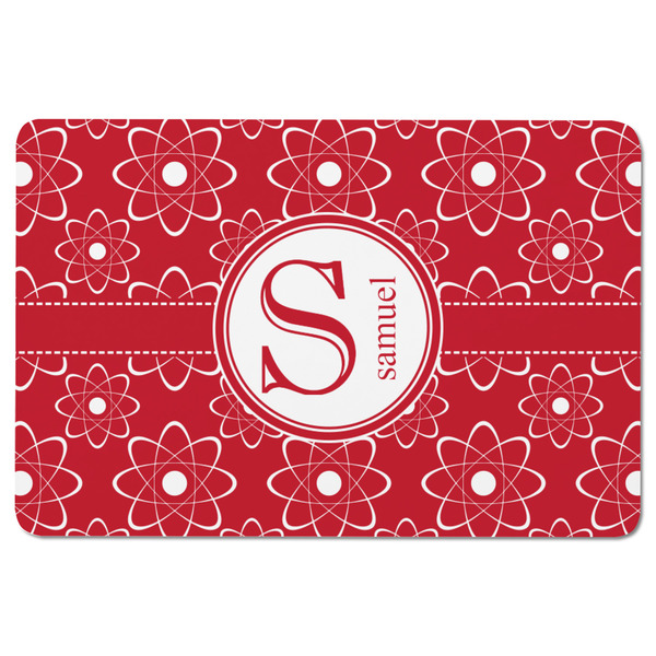 Atomic Orbit Rectangular Fridge Magnet - FRONT