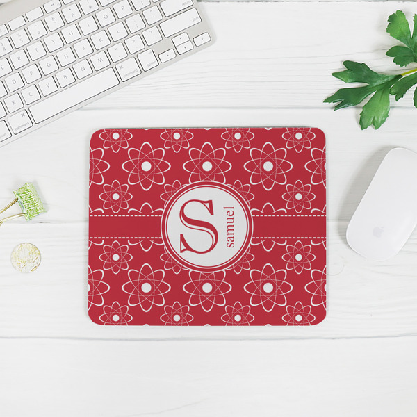 Atomic Orbit Rectangular Mouse Pad - LIFESTYLE 2