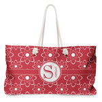 Atomic Orbit Large Tote Bag with Rope Handles (Personalized)