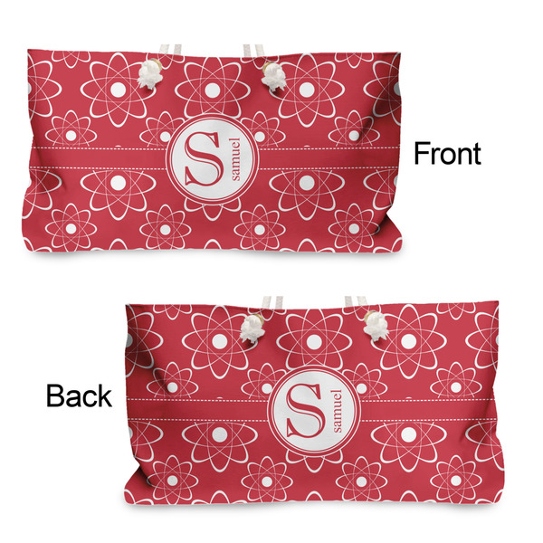 Atomic Orbit Large Rope Tote - From & Back View