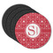 Atomic Orbit Round Rubber Backed Coasters - Set of 4 (Personalized)
