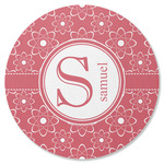 Atomic Orbit Round Rubber Backed Coaster (Personalized)