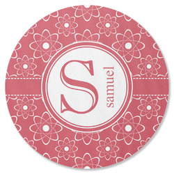 Atomic Orbit Round Rubber Backed Coaster (Personalized)