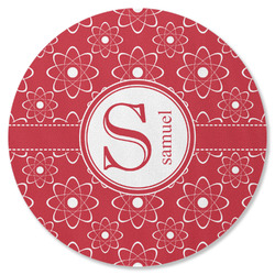 Atomic Orbit Round Rubber Backed Coaster (Personalized)