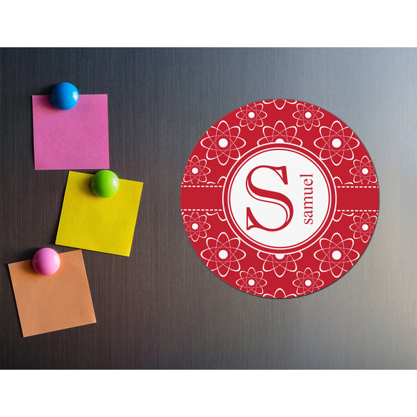 Atomic Orbit Round Fridge Magnet - LIFESTYLE