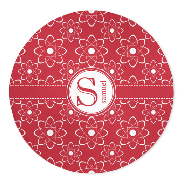 Custom Atomic Orbit 5' Round Indoor Area Rug (Personalized)