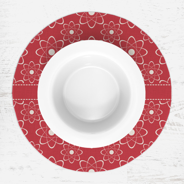Atomic Orbit Round Linen Placemats - LIFESTYLE (single)