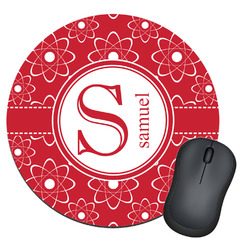 Atomic Orbit Round Mouse Pad (Personalized)