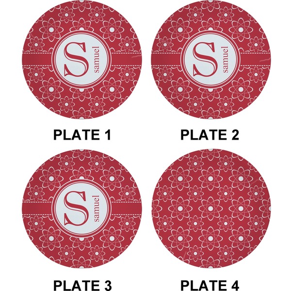 Atomic Orbit Set of Appetizer / Dessert Plates (Approval)