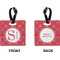 Atomic Orbit Square Luggage Tag (Front + Back)