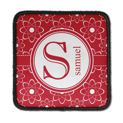 Atomic Orbit Iron On Square Patch w/ Name and Initial