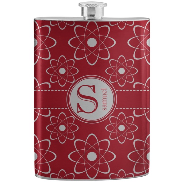 Custom Atomic Orbit Stainless Steel Flask (Personalized)
