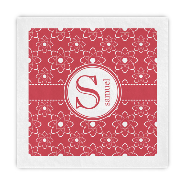 Custom Atomic Orbit Decorative Paper Napkins (Personalized)