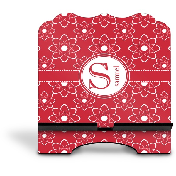 Atomic Orbit Stylized Tablet Stand - Front without iPad