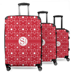 Atomic Orbit 3 Piece Luggage Set - 20" Carry On, 24" Medium Checked, 28" Large Checked (Personalized)