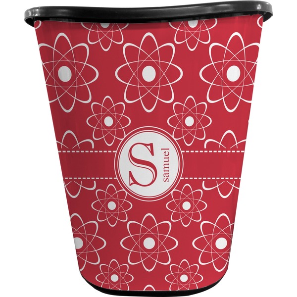 Atomic Orbit Trash Can Black