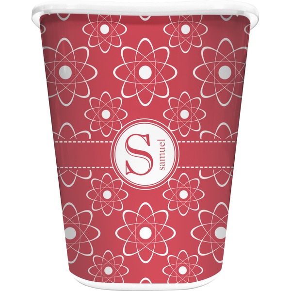 Custom Atomic Orbit Waste Basket (Personalized)