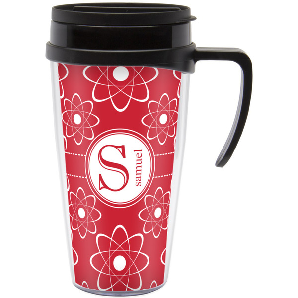 Custom Atomic Orbit Acrylic Travel Mug with Handle (Personalized)