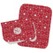 Atomic Orbit Burp Cloths - Fleece - Set of 2 w/ Name and Initial