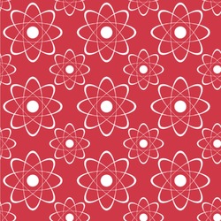 Atomic Orbit Wallpaper & Surface Covering (Water Activated 24"x 24" Sample)