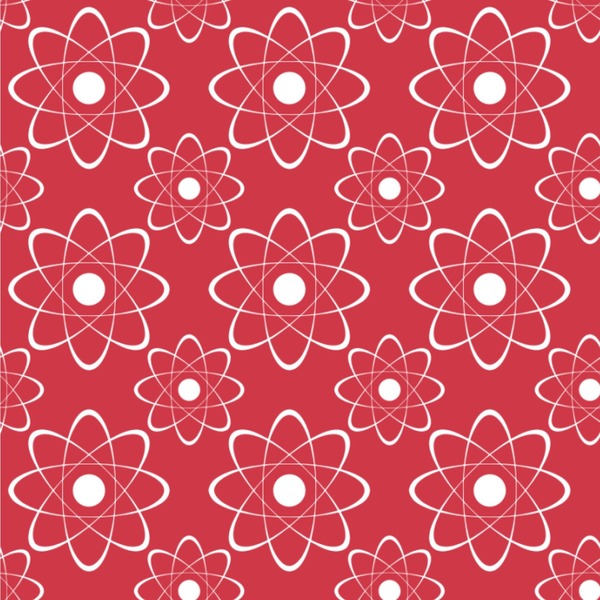 Custom Atomic Orbit Wallpaper & Surface Covering (Peel & Stick 24"x 24" Sample)