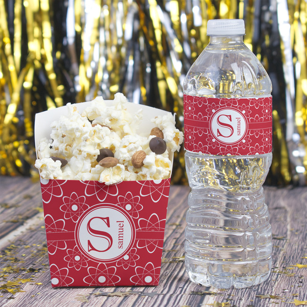 Atomic Orbit Water Bottle Label - w/ Favor Box