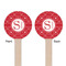 Atomic Orbit Wooden 6" Stir Stick - Round - Double Sided - Front & Back