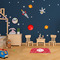 Atomic Orbit Woven Floor Mat - LIFESTYLE (child's bedroom)