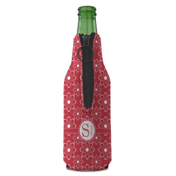 Atomic Orbit Zipper Bottle Cooler - BACK (bottle)