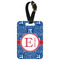 PI Metal Luggage Tag w/ Name and Initial