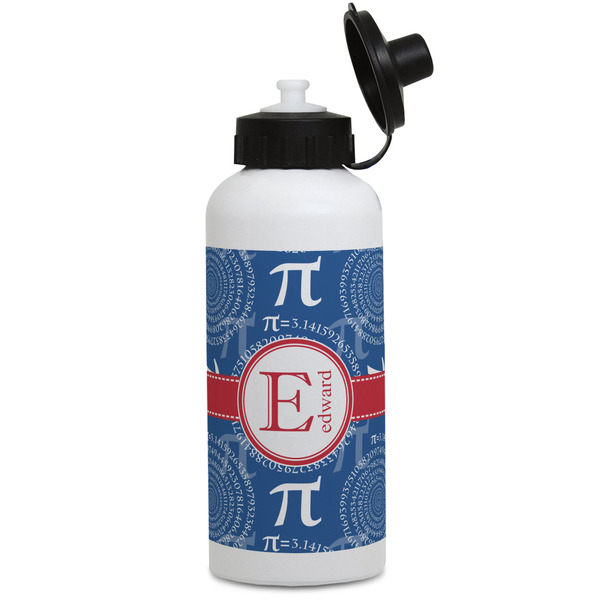 Custom PI Water Bottles - Aluminum - 20 oz - White (Personalized)