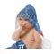 PI Baby Hooded Towel on Child
