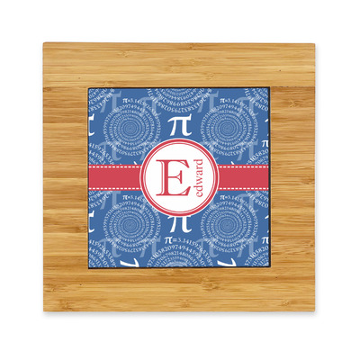 PI Bamboo Trivet with Ceramic Tile Insert (Personalized)