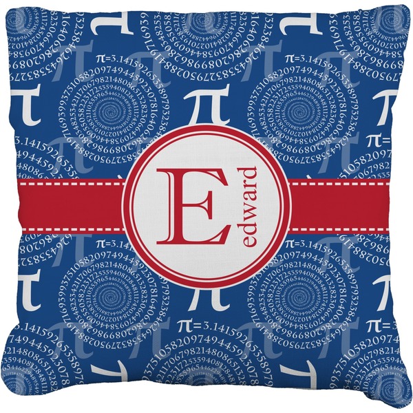 Custom PI Faux-Linen Throw Pillow 16" (Personalized)