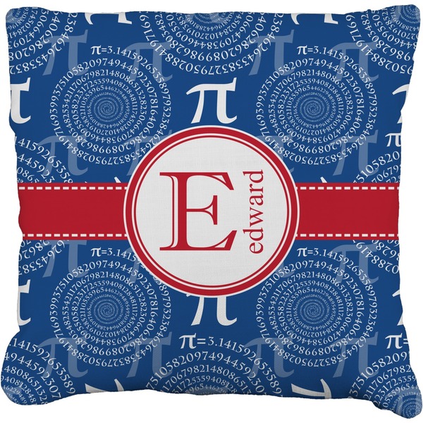 Custom PI Faux-Linen Throw Pillow 18" (Personalized)