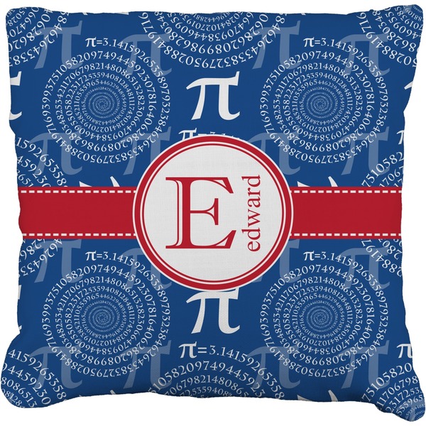 Custom PI Faux-Linen Throw Pillow 20" (Personalized)