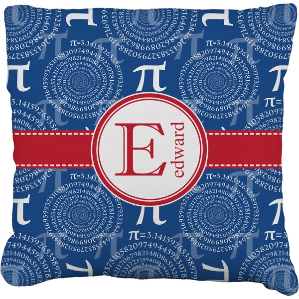 Custom PI Faux-Linen Throw Pillow 26" (Personalized)