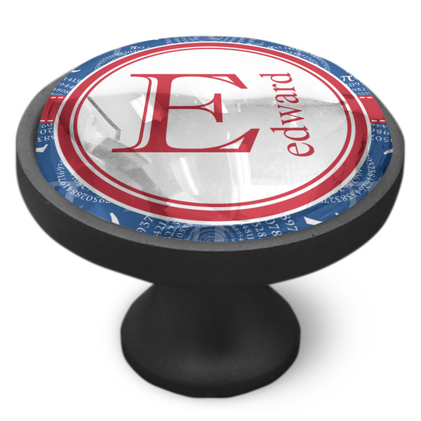 PI Cabinet Knob - Black - Side