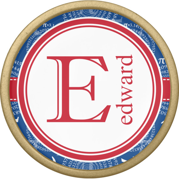 PI Cabinet Knob - Gold - Front