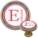 PI Cabinet Knob - Gold (Personalized)