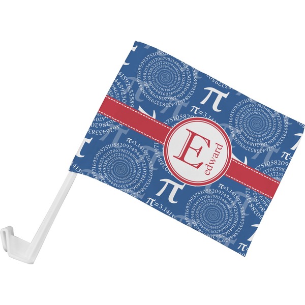 Custom PI Car Flag - Small w/ Name and Initial